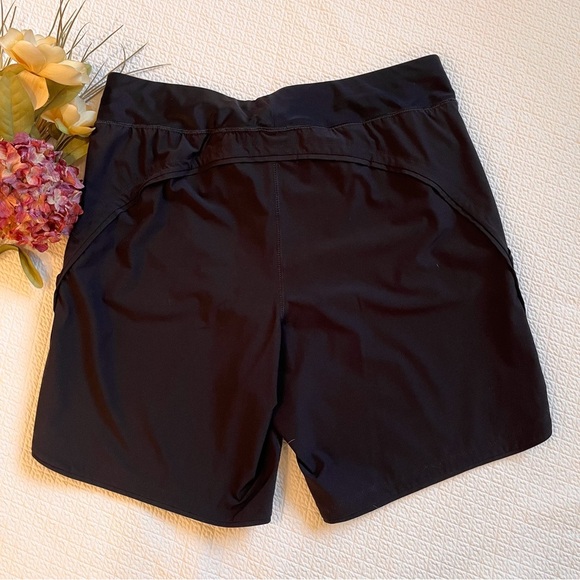 Lands’ End Black 9” Board Shorts with Panty Swim Shorts Size 14 - Picture 6 of 9